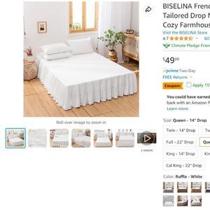Linen Bed Skirt